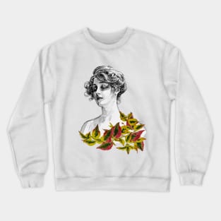 dark looking girl Crewneck Sweatshirt